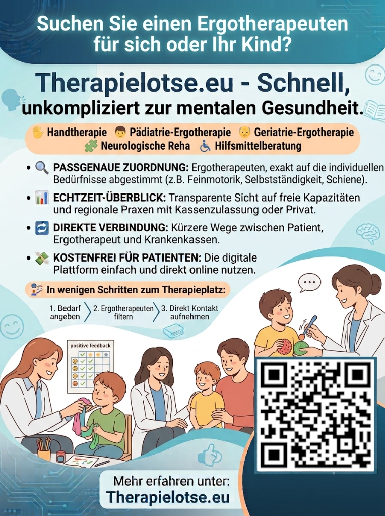 Infoplakat Ergotherapie & Rehabilitation