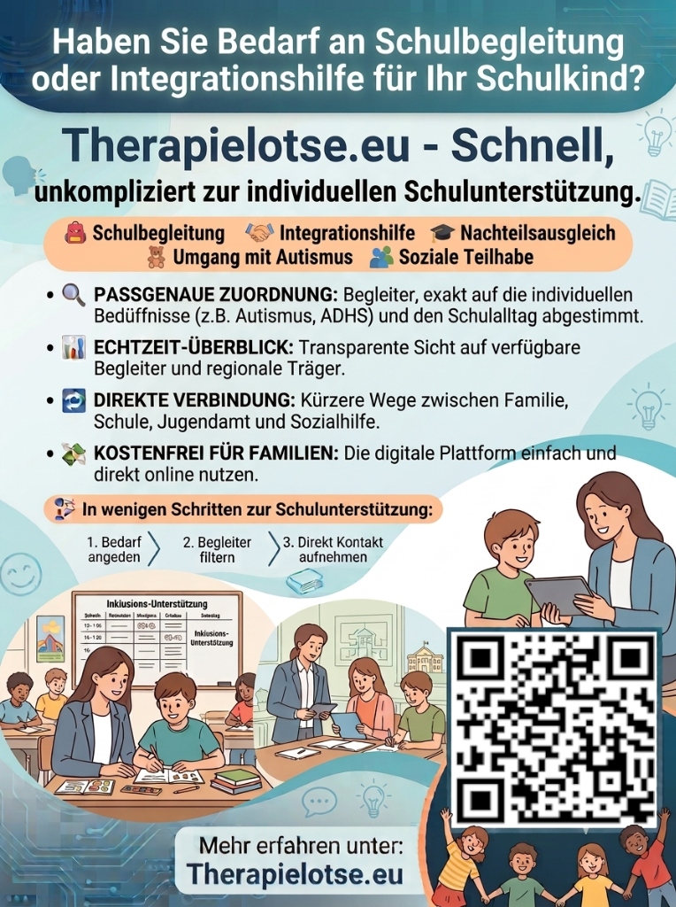Infoplakat Schulbegleitung & Integrationshilfe